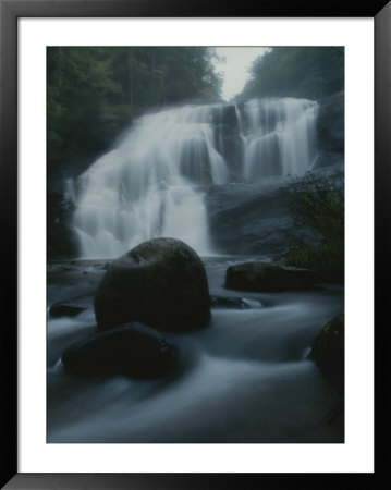 Time Exposure Of Bald River Falls by Stephen Alvarez Pricing Limited Edition Print image