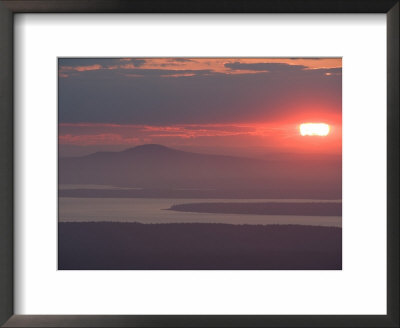 Sunset Over Blue Hill, Acadia National Park, Maine, Usa by Jerry & Marcy Monkman Pricing Limited Edition Print image