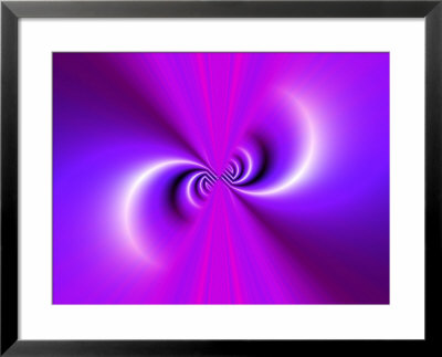 Abstract Fractal Pattern In Purple by Albert Klein Pricing Limited Edition Print image