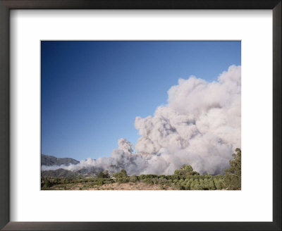 Painted Cave Fire In Santa Barbara, 1990 by Rich Reid Pricing Limited Edition Print image