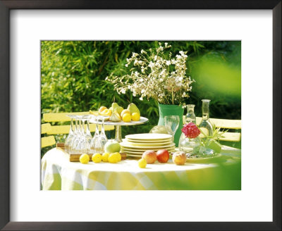 Table With Tablecloth Set by Martine Mouchy Pricing Limited Edition Print image