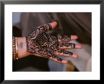 Hand Of Indian Woman Decorated With Henna, India by Dee Ann Pederson Pricing Limited Edition Print image