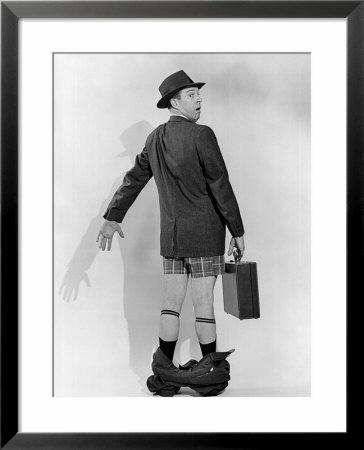 Businessman Caught With His Pants Down by Ewing Galloway Pricing Limited Edition Print image