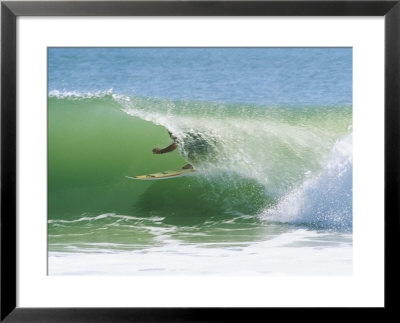 Surfer Shoots The Curl, Cape Hatteras National Seashore, North Carolina by Raymond Gehman Pricing Limited Edition Print image