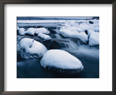 Winter View Of Lake Itasca by James L. Stanfield Pricing Limited Edition Print image