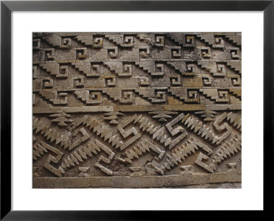 A Detail Of Intricate Pre-Columbian Masonry Work by Raul Touzon Pricing Limited Edition Print image