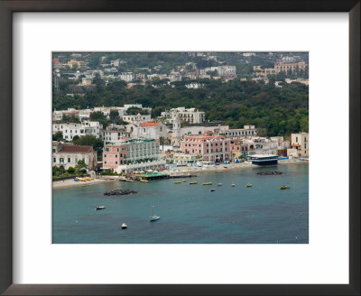 Town View From Castello Aragonese, Ischia Ponte, Ischia, Bay Of Naples, Campania, Italy by Walter Bibikow Pricing Limited Edition Print image