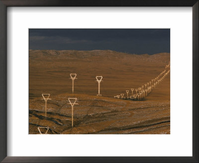 Power Towers Dot The Plains by Dick Durrance Pricing Limited Edition Print image
