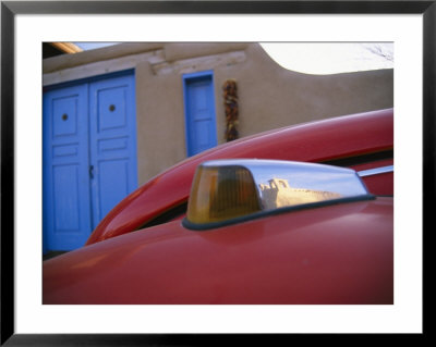 A Colorful Street Reflects The Ancient San Francisco De Asis Mission by Stephen St. John Pricing Limited Edition Print image