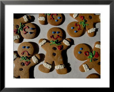 Gingerbread Cookies Display Different Facial Expressions by Joel Sartore Pricing Limited Edition Print image
