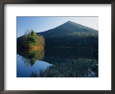Sharp Top Peak Looms Above Abbott Lake by Raymond Gehman Pricing Limited Edition Print image