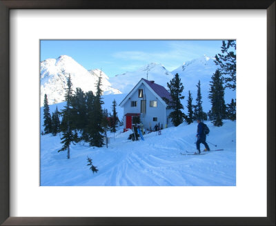 A Skier Returns To A Back-Country Lodge by Skip Brown Pricing Limited Edition Print image