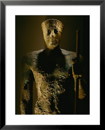 Hollow Copper Statue Of Pepi I, The Last Ruler Of The Vi Egyptian Dynasty by Kenneth Garrett Pricing Limited Edition Print image
