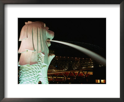 Fountain Near Esplanade Bridge, Singapore, Singapore by Phil Weymouth Pricing Limited Edition Print image