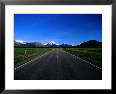Long Country Road, Christchurch, New Zealand by Chris Mellor Pricing Limited Edition Print image