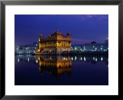 The Golden Temple, Illuminated At Night, Amritsar, India by Richard I'anson Pricing Limited Edition Print image