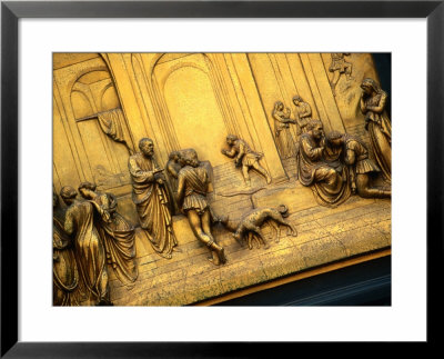 Door Detail Of Cathedral Or Duomo Florence, Tuscany, Italy by John Hay Pricing Limited Edition Print image