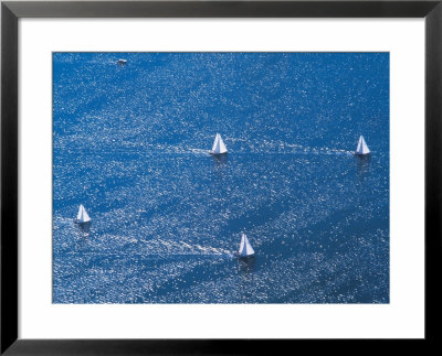 Sailboats Racing by Ewing Galloway Pricing Limited Edition Print image