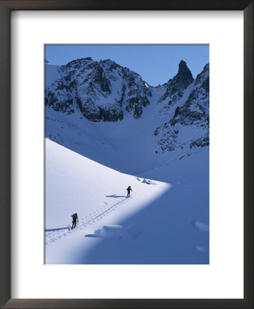 Cross Country Skiers In The Selkirk Range, British Columbia, Canada by Jimmy Chin Pricing Limited Edition Print image