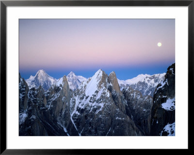 Moonrise Over The Golden Throne And The Gasherbrum Massif by Bill Hatcher Pricing Limited Edition Print image