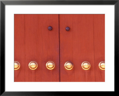 Yakushiji Temple Door Detail, Nara, Japan by Rob Tilley Pricing Limited Edition Print image