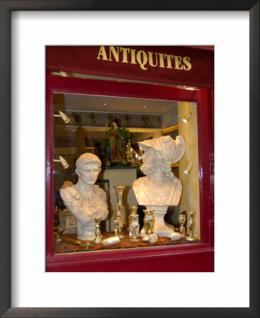 Antique Shop In Ile St. Louis, Paris, France by Lisa S. Engelbrecht Pricing Limited Edition Print image