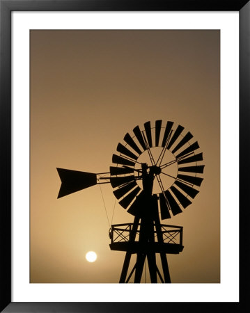 Windmill At Sunset, Isla De Lanzarote, Canary Islands, Spain by Paul Kennedy Pricing Limited Edition Print image