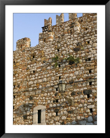 City Wall, Stone Detail, Taormina, Sicily, Italy by Walter Bibikow Pricing Limited Edition Print image