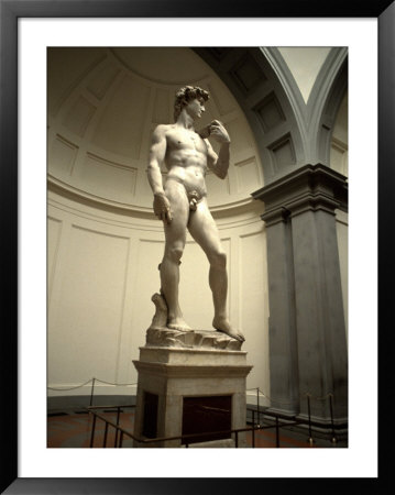 Michelangelo's Sculpture Of David, Florence, Italy by Bill Bachmann Pricing Limited Edition Print image