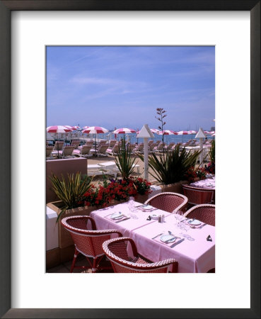 Riviera Cafe, Cannes, France by Bill Bachmann Pricing Limited Edition Print image