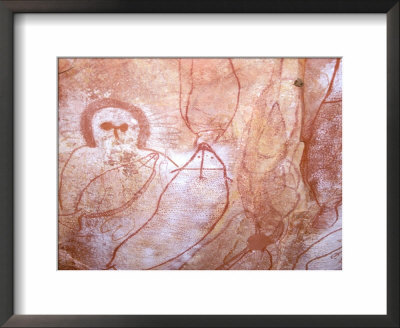 Painted By Worona People, Wandjina Figures, Raft Point, The Kimberly, Australia by Connie Bransilver Pricing Limited Edition Print image