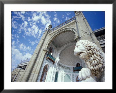 Lion Statue At Vorontsov Palace, Alupka, Yalta, Ukraine by Cindy Miller Hopkins Pricing Limited Edition Print image