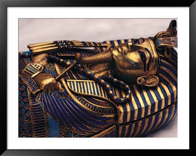 Gold Coffinette, Tomb King Tutankhamun, Valley Of The Kings, Egypt by Kenneth Garrett Pricing Limited Edition Print image