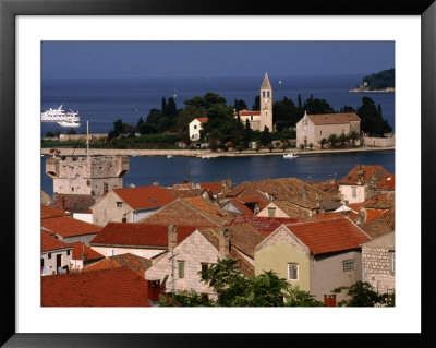 Franciscan Monastery Over Rooftops, Croatia by Wayne Walton Pricing Limited Edition Print image
