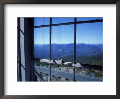 Kearsarge North, View From Inside The Fire Tower, New Hampshire, Usa by Jerry & Marcy Monkman Pricing Limited Edition Print image