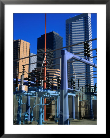City Electrical Sub-Station, Houston, Usa by Mark & Audrey Gibson Pricing Limited Edition Print image