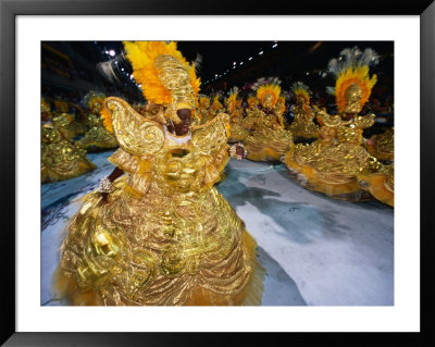 Parade Of Carnival At Sambodromo, Centro, Rio De Janeiro, Brazil by John Maier Jr. Pricing Limited Edition Print image