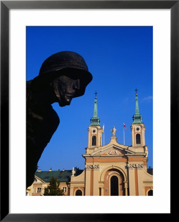 Monument To Warsaw Uprising Of 1944 With Polish Army's Field Cathedral Behind, Warsaw, Poland by Krzysztof Dydynski Pricing Limited Edition Print image