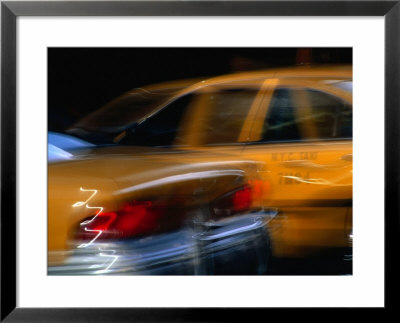 Yellow Taxis, New York City, New York, Usa by Ray Laskowitz Pricing Limited Edition Print image