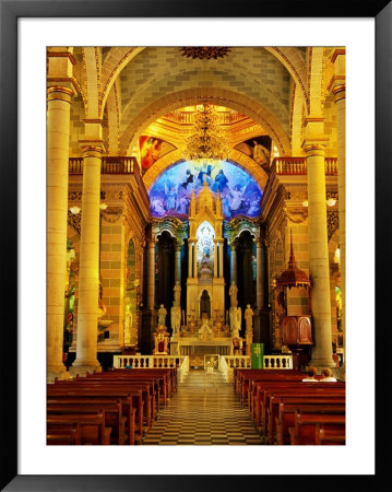 Interior Of Cathedral, Mazatlan, Mexico by Richard Cummins Pricing Limited Edition Print image