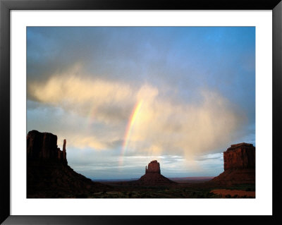 Rainbow Over Buttes, Monument Valley Navajo Tribal Park, U.S.A. by Levesque Kevin Pricing Limited Edition Print image