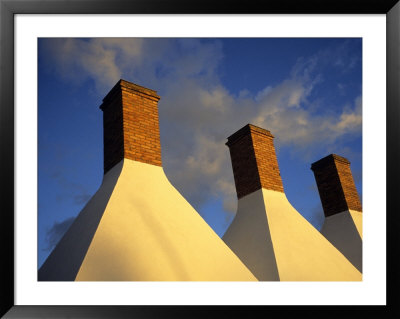 Detail Of Smoke House Chimneys, Snogebaek, Denmark by Holger Leue Pricing Limited Edition Print image