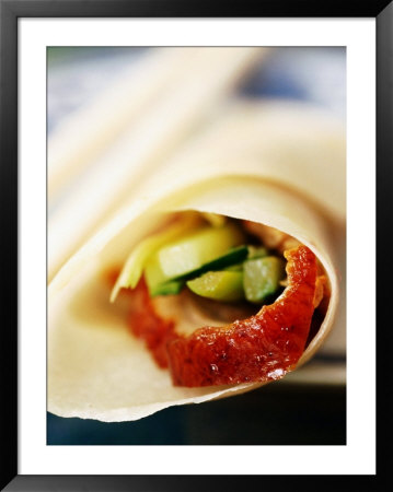 Beijing Duck Rolled Up In Crepe, Beijing, China by Greg Elms Pricing Limited Edition Print image