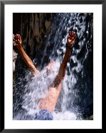 Bather, Pah Tempe Hot Springs, Hurricane, U.S.A. by Mark Newman Pricing Limited Edition Print image