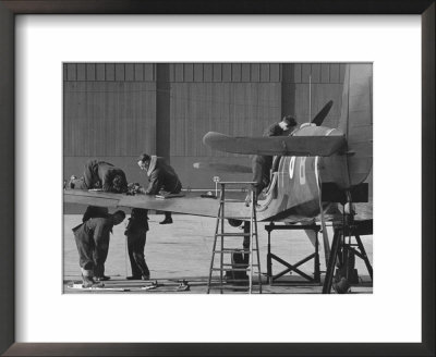 Royal Air Force Fighter Pilots In Preparation For Skirmishes Against The Luftwaffe During Wwii by William Vandivert Pricing Limited Edition Print image