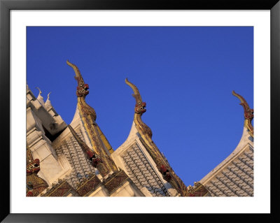Tiled Roof Detail Of Grand Palace, Bangkok, Thailand by John & Lisa Merrill Pricing Limited Edition Print image