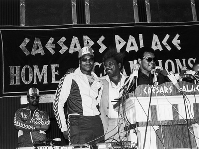 Muhammad Ali And Larry Holmes, Fight Press Conference, October 2, 1980 by Guy Crowder Pricing Limited Edition Print image