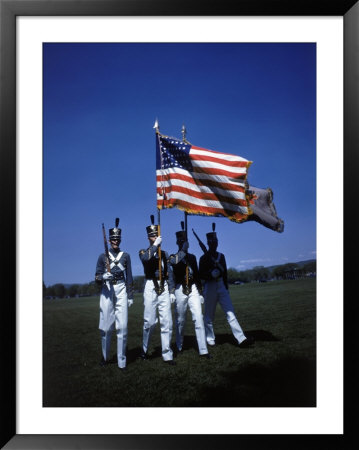West Point Cadets Carrying Us Flag by Dmitri Kessel Pricing Limited Edition Print image