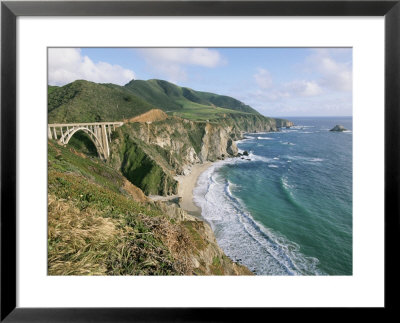 A View Of Bixby Bridge On Hwy 1, Along Californias Big Sur Coast by Rich Reid Pricing Limited Edition Print image