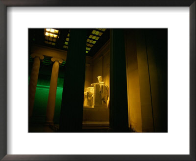 An Interior View Of The Lincoln Memorial by Scott Sroka Pricing Limited Edition Print image
